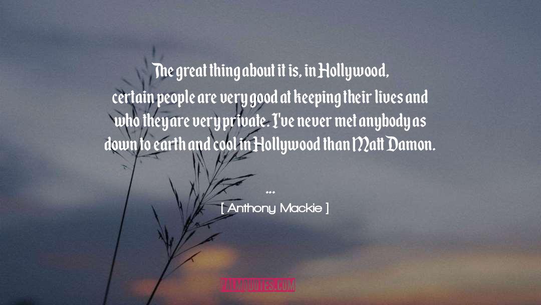 Down To Earth quotes by Anthony Mackie