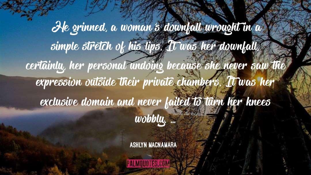 Downfall quotes by Ashlyn Macnamara