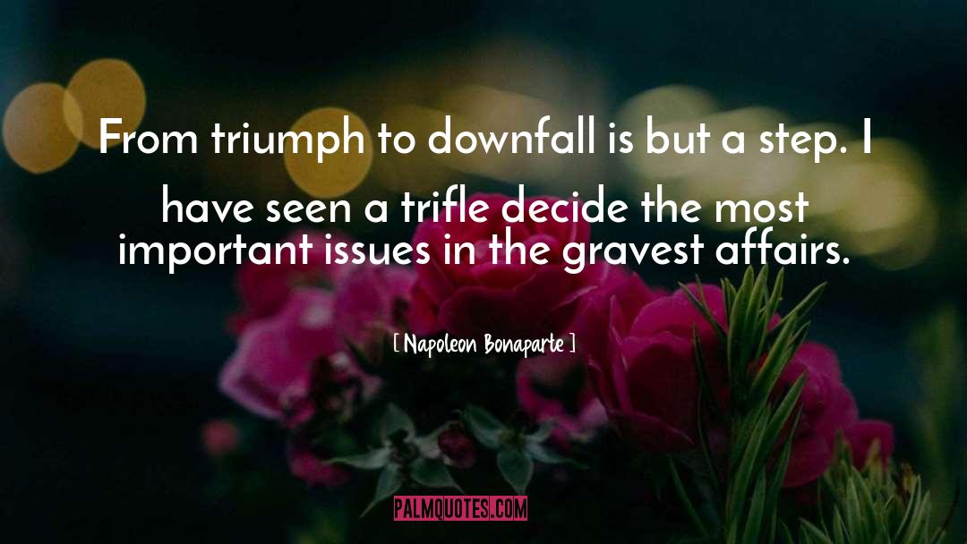 Downfall quotes by Napoleon Bonaparte