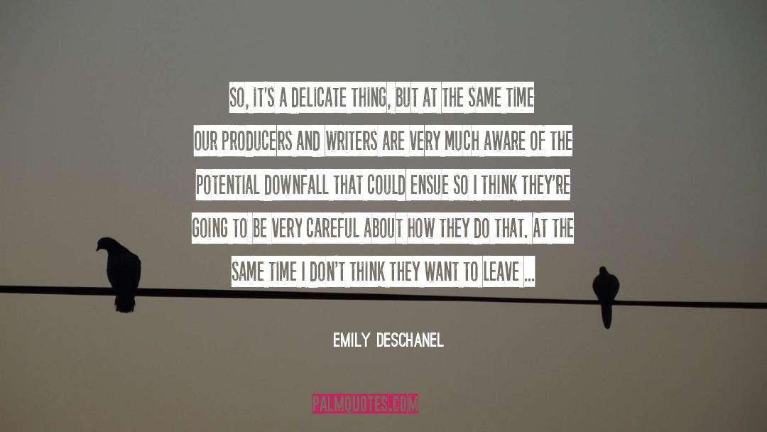 Downfall quotes by Emily Deschanel