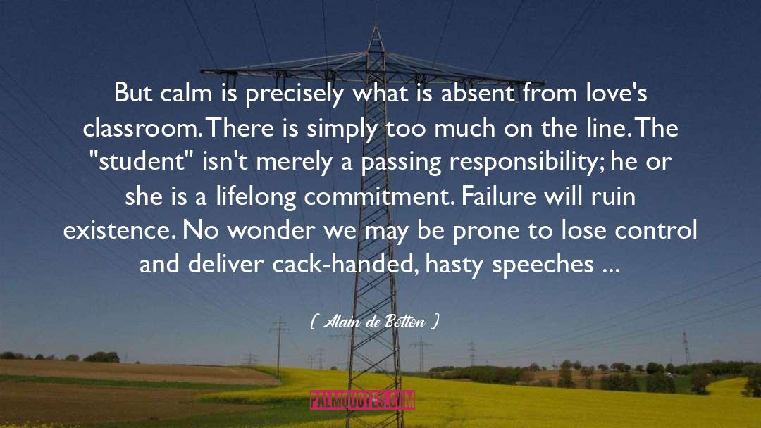 Downplay Failure quotes by Alain De Botton