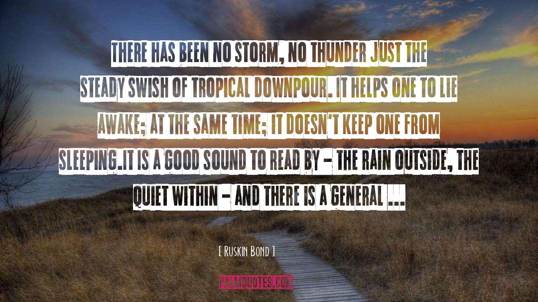 Downpour quotes by Ruskin Bond