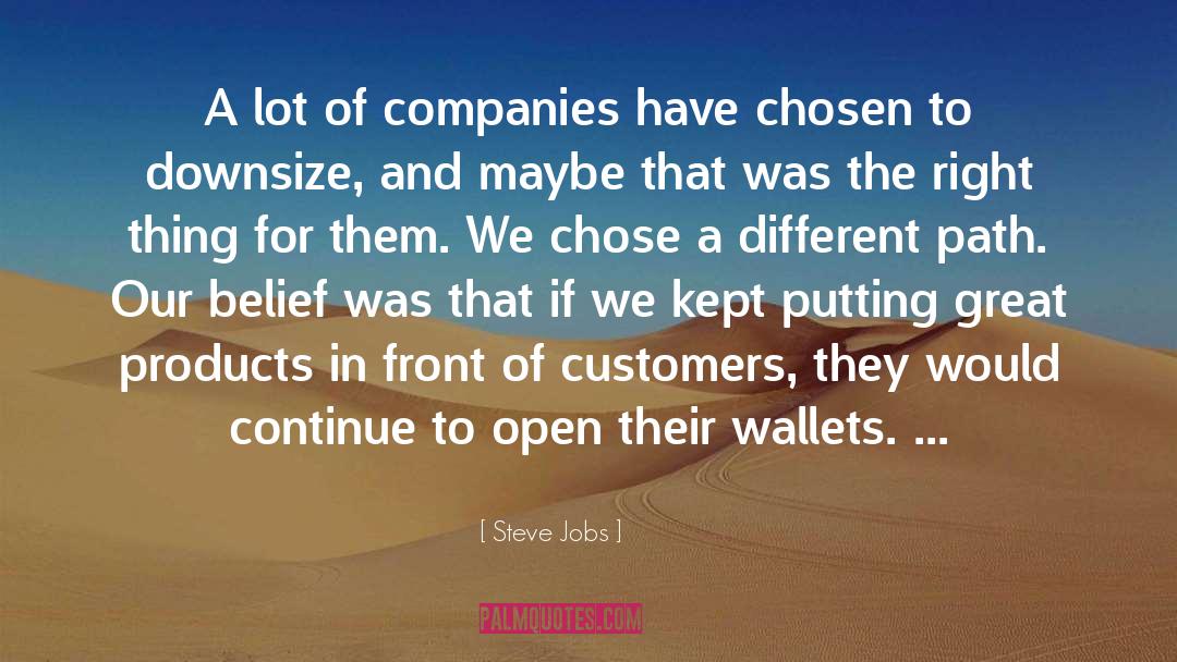 Downsize quotes by Steve Jobs