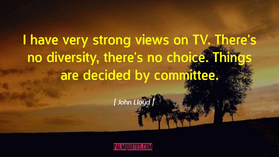 Downsized Tv quotes by John Lloyd