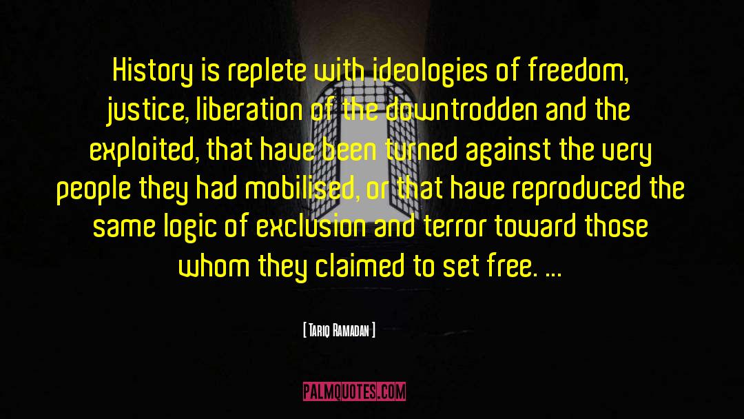 Downtrodden quotes by Tariq Ramadan