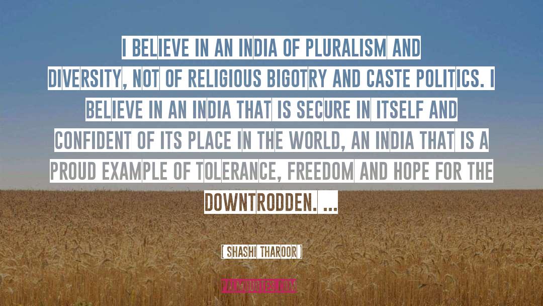 Downtrodden quotes by Shashi Tharoor