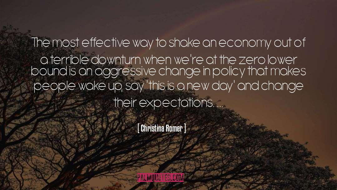 Downturn quotes by Christina Romer