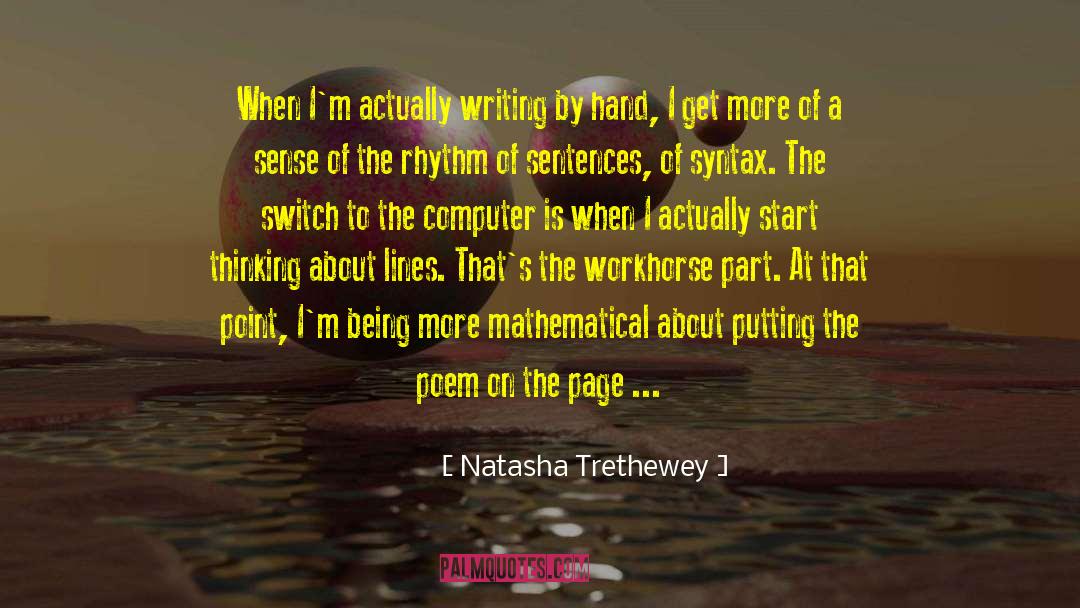Doxygen Syntax quotes by Natasha Trethewey