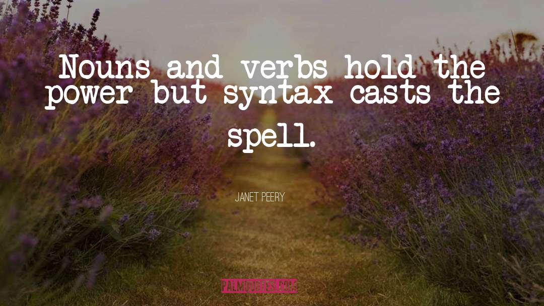 Doxygen Syntax quotes by Janet Peery