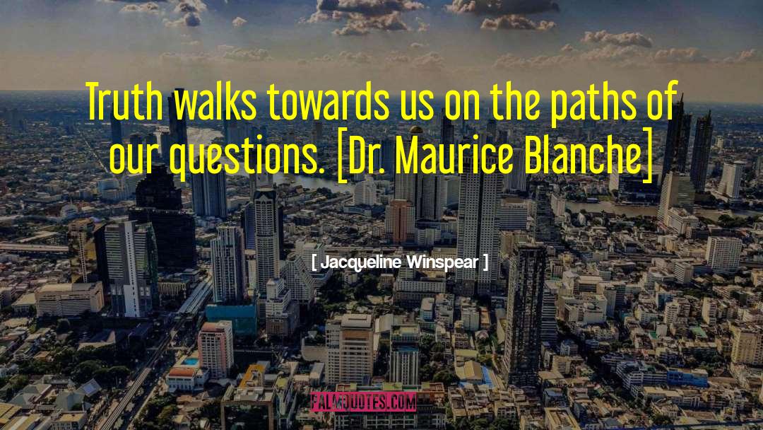 Dr Creamintin quotes by Jacqueline Winspear