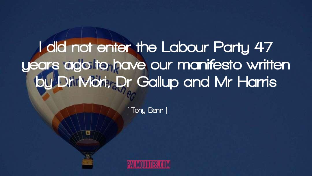 Dr Haydock quotes by Tony Benn