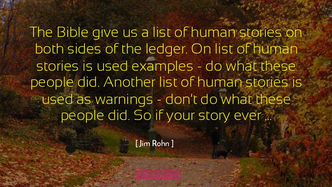 Dr Jim Stories quotes by Jim Rohn