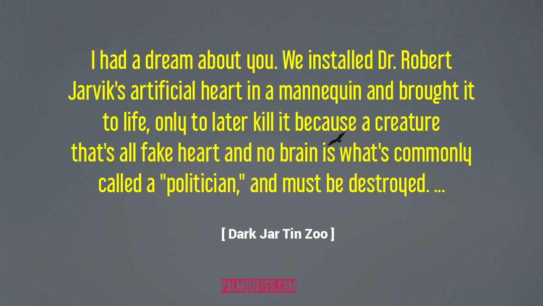 Dr Johnston quotes by Dark Jar Tin Zoo