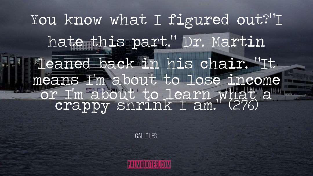 Dr Libby quotes by Gail Giles