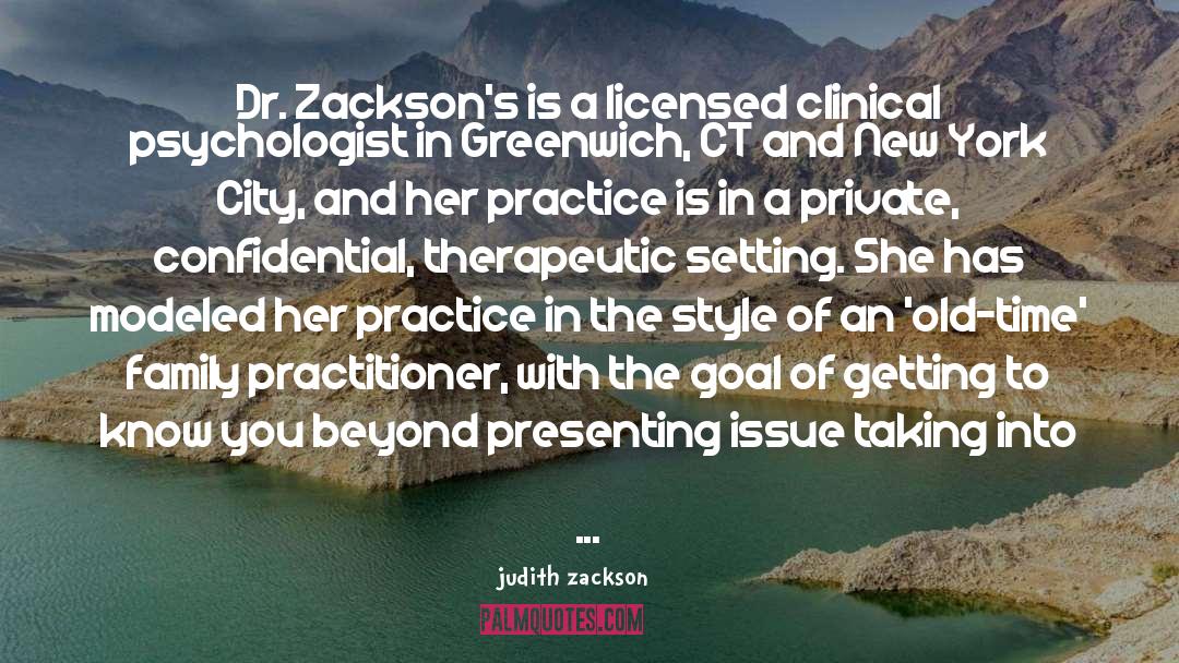 Dr Livesey quotes by Judith Zackson