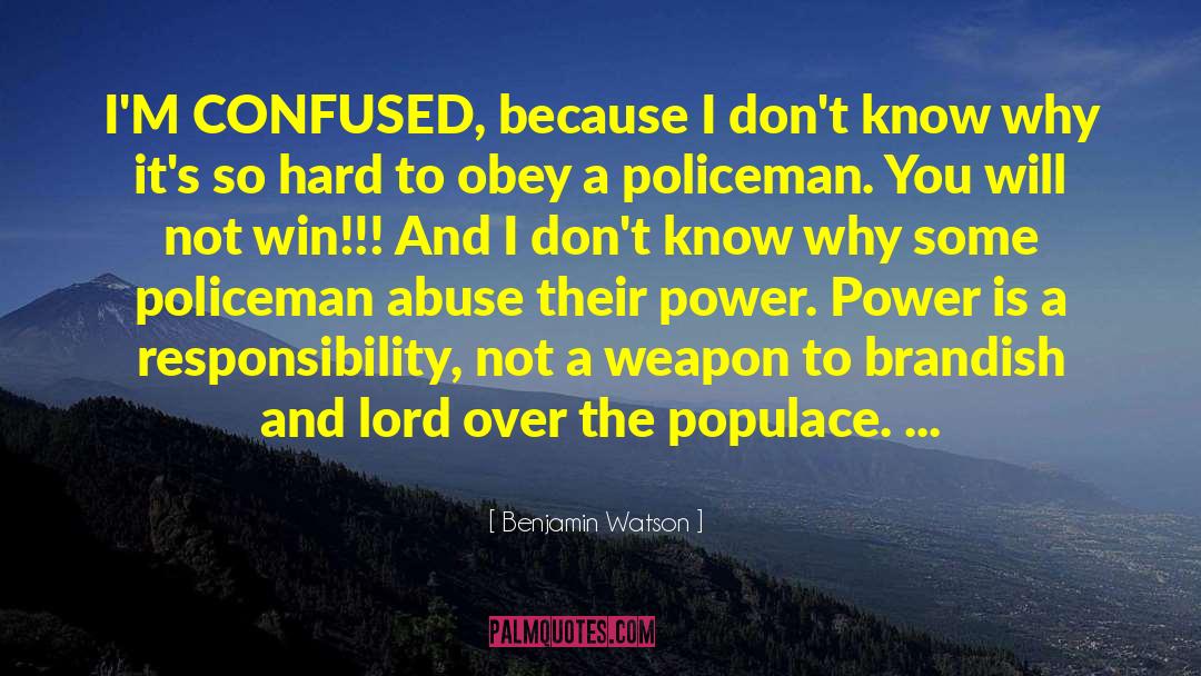 Dr Watson quotes by Benjamin Watson