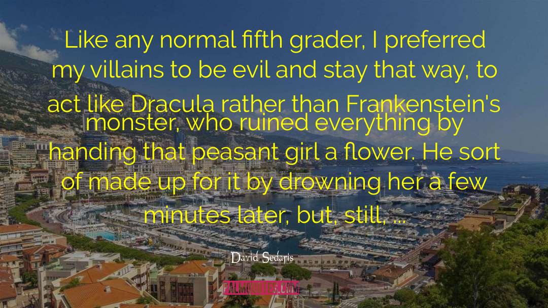 Dracula Carfax quotes by David Sedaris