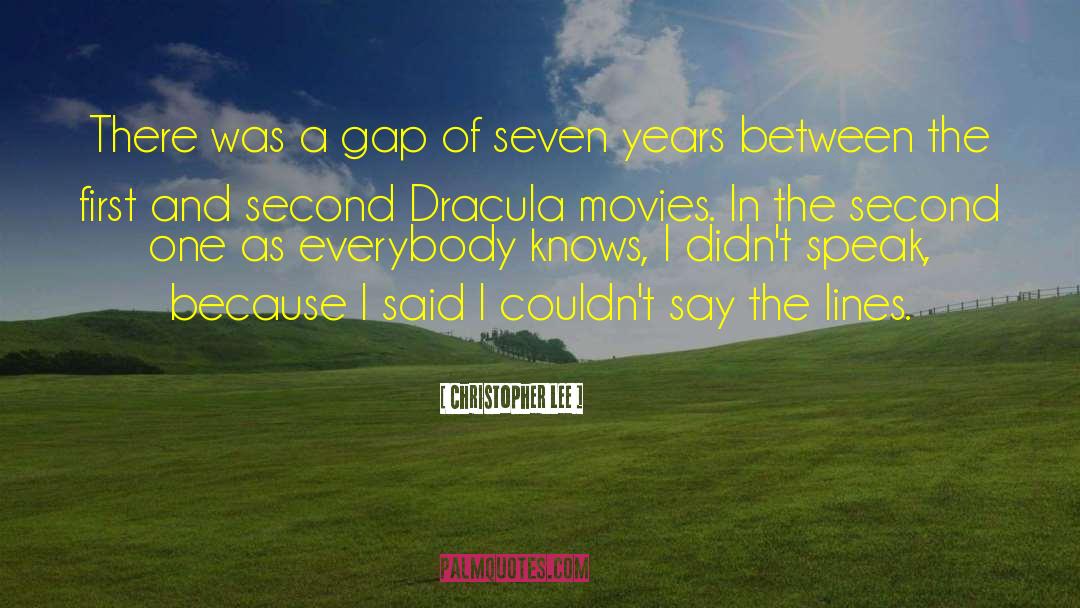 Dracula Untold quotes by Christopher Lee