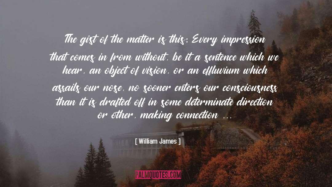 Drafted quotes by William James