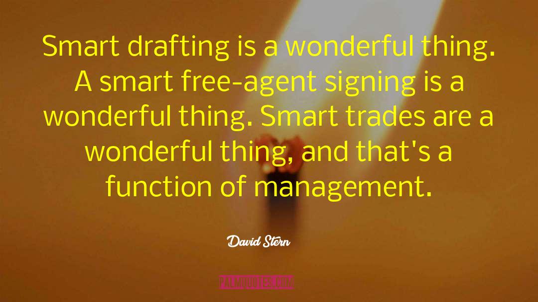 Drafting quotes by David Stern