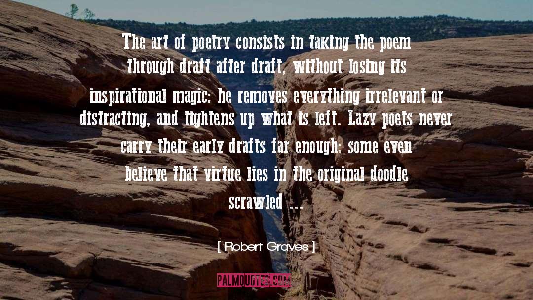 Drafts quotes by Robert Graves
