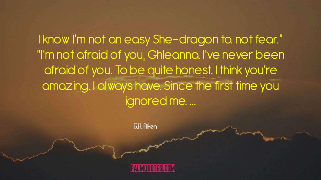 Dragon Gandalf quotes by G.A. Aiken