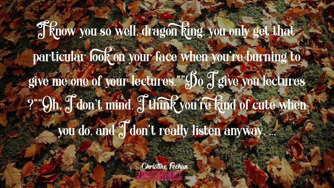 Dragon King quotes by Christine Feehan