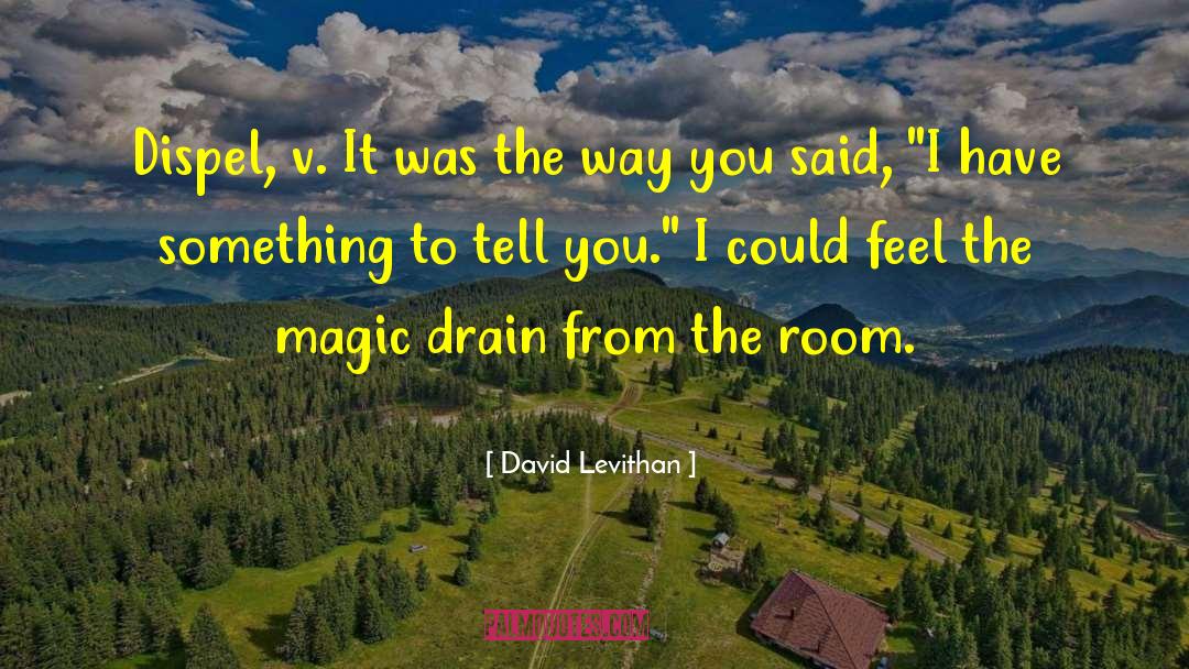 Drain The Swamp quotes by David Levithan