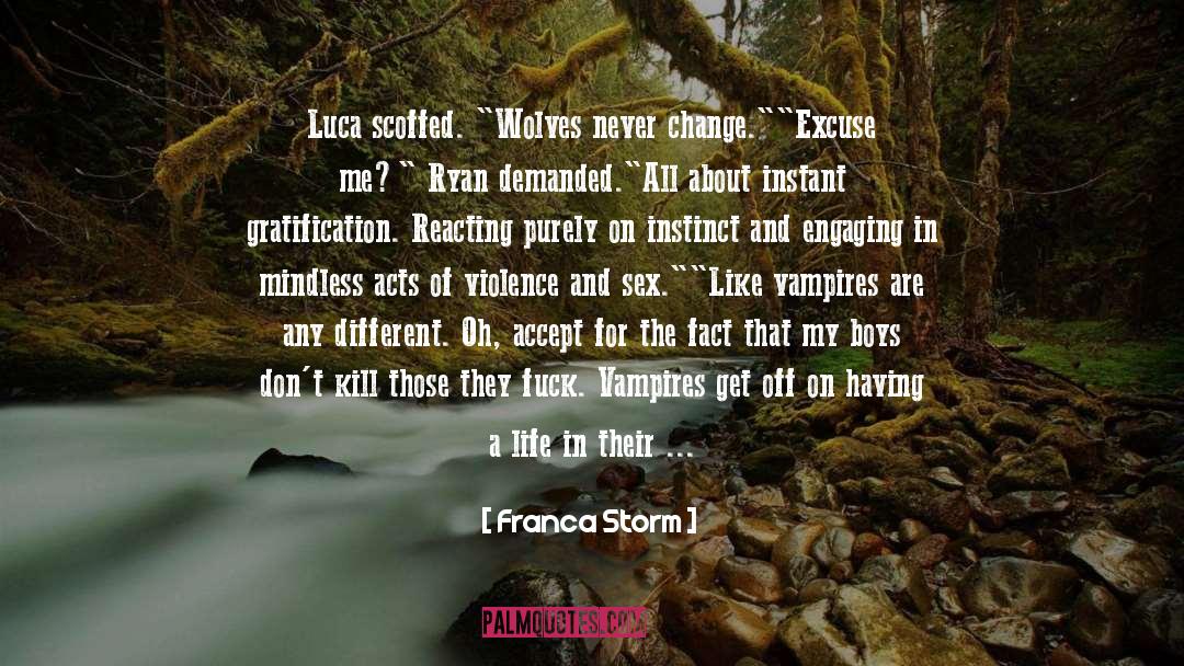 Draining quotes by Franca Storm