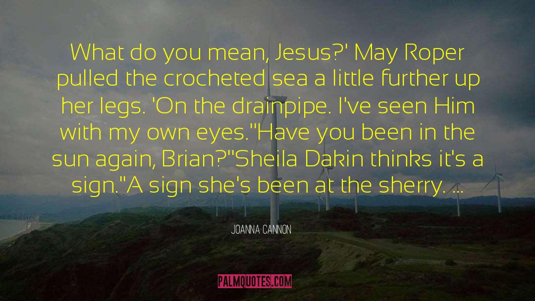 Drainpipe quotes by Joanna Cannon