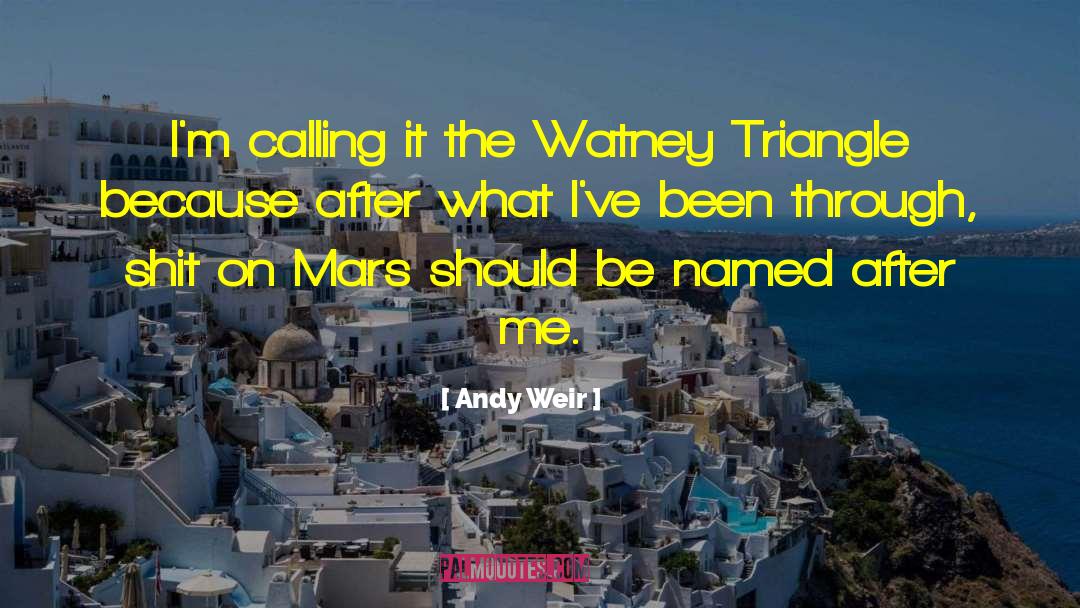 Drama Triangle quotes by Andy Weir