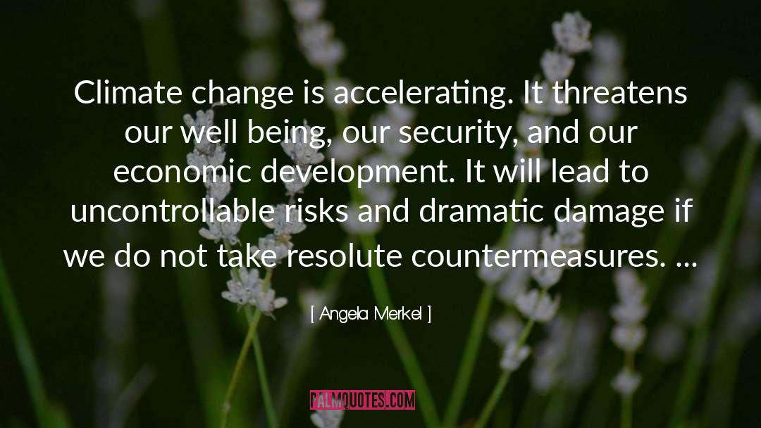 Dramatic Security Guards quotes by Angela Merkel