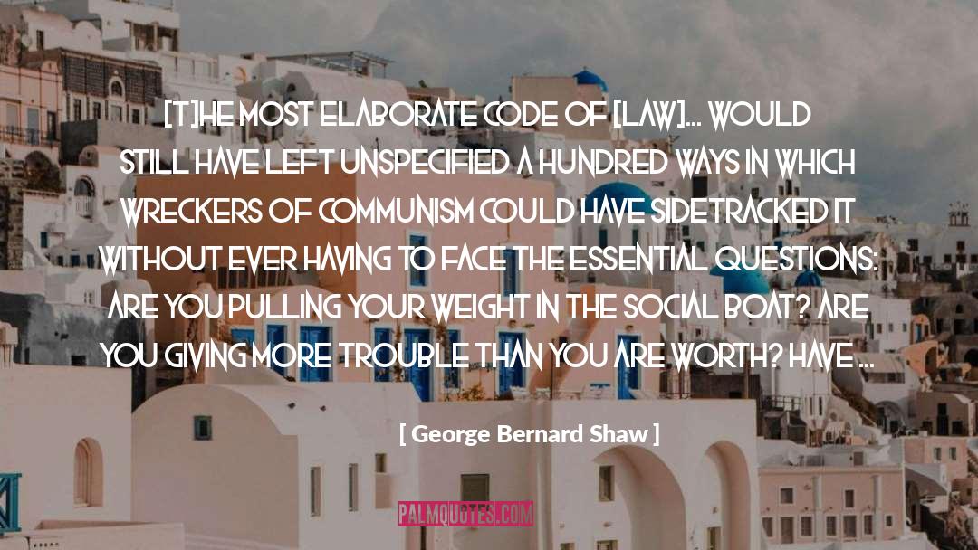 Drancy Code quotes by George Bernard Shaw