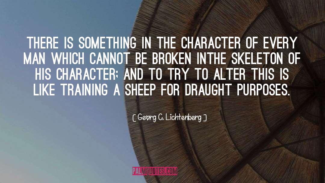 Draught quotes by Georg C. Lichtenberg