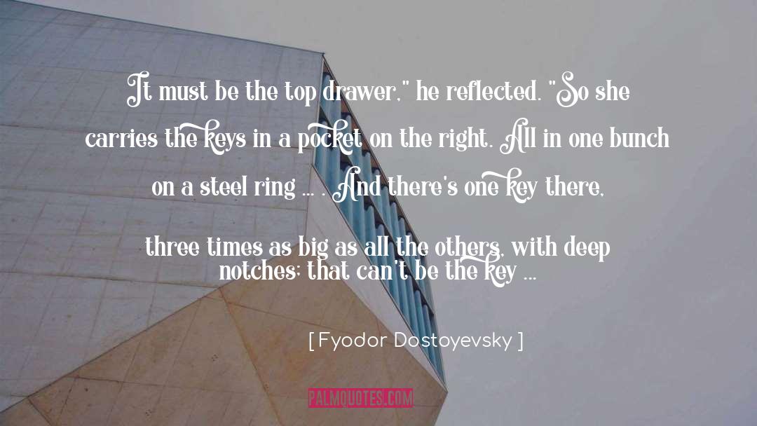 Drawer quotes by Fyodor Dostoyevsky