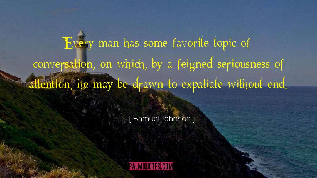 Drawing Attention quotes by Samuel Johnson