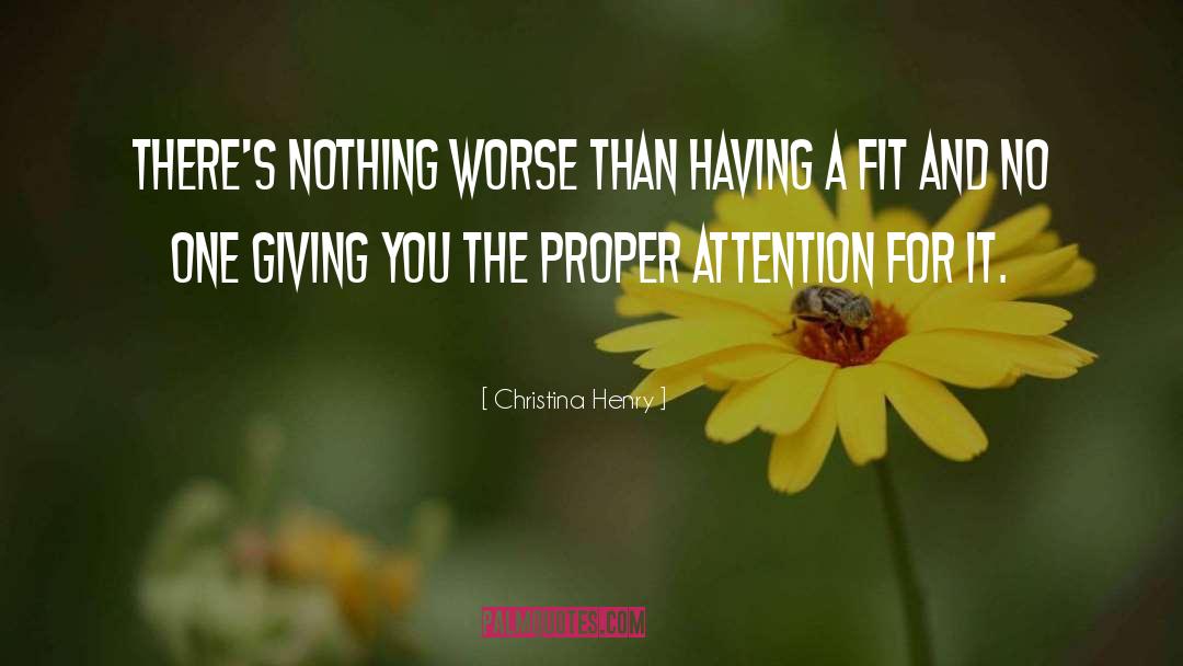 Drawing Attention quotes by Christina Henry