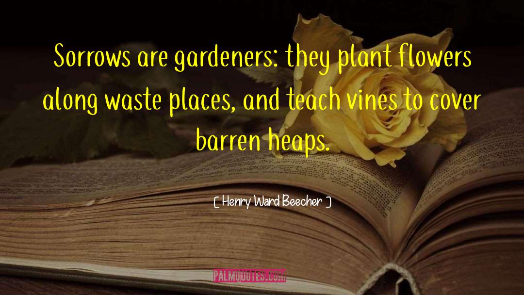 Drawing Flowers quotes by Henry Ward Beecher