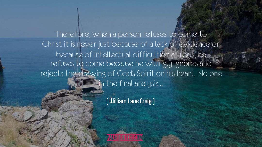 Drawing quotes by William Lane Craig