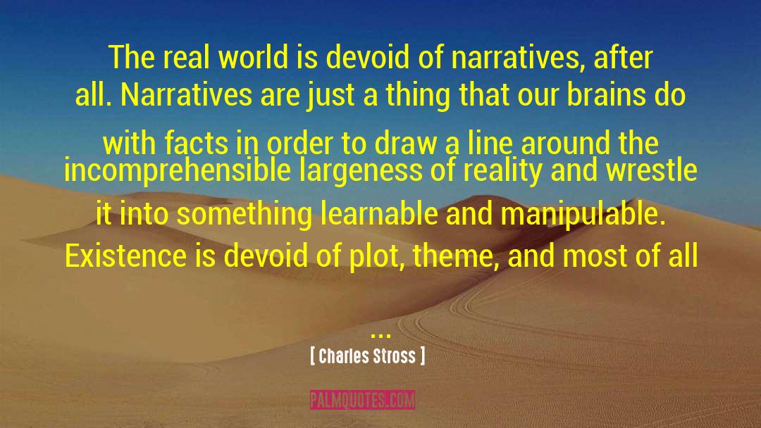 Drawing The Line quotes by Charles Stross