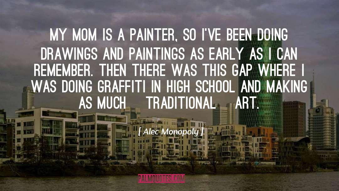 Drawings quotes by Alec Monopoly