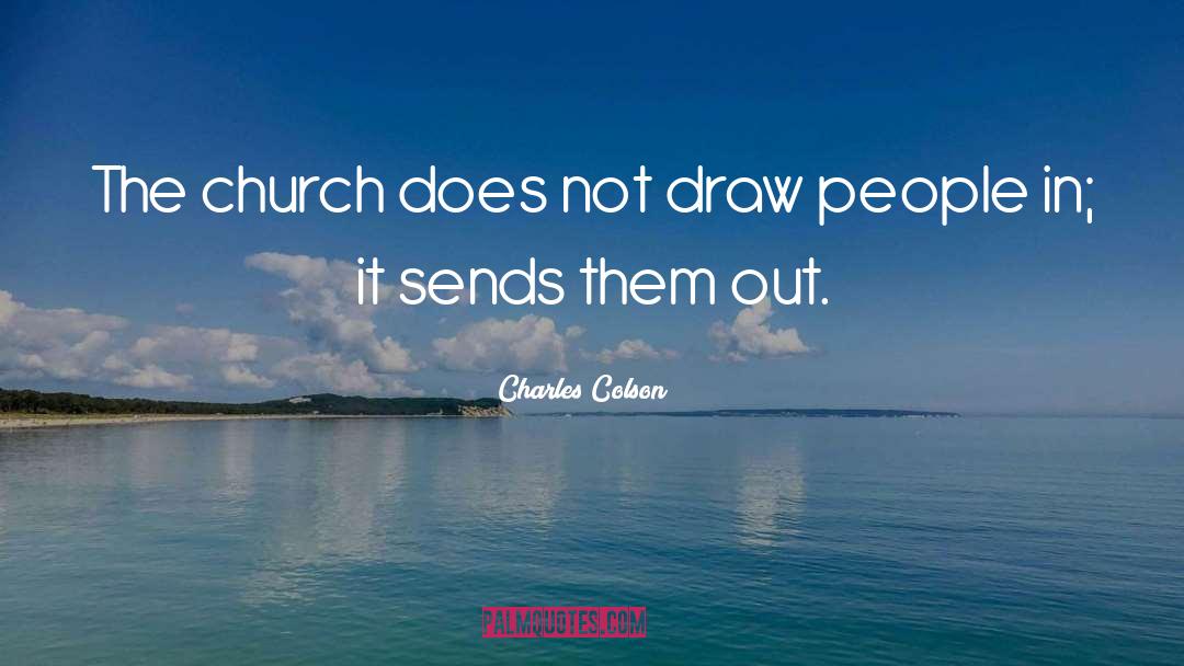 Draws quotes by Charles Colson