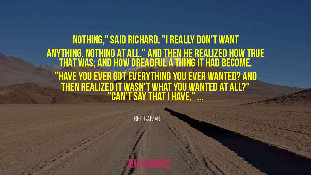 Dreadful quotes by Neil Gaiman