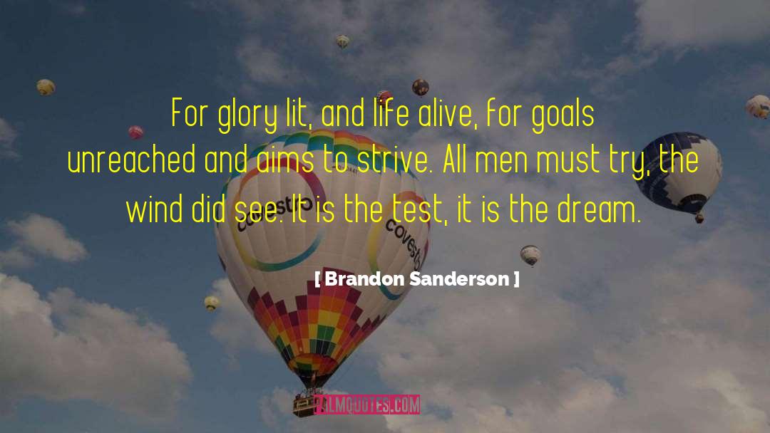 Dream Bravely quotes by Brandon Sanderson