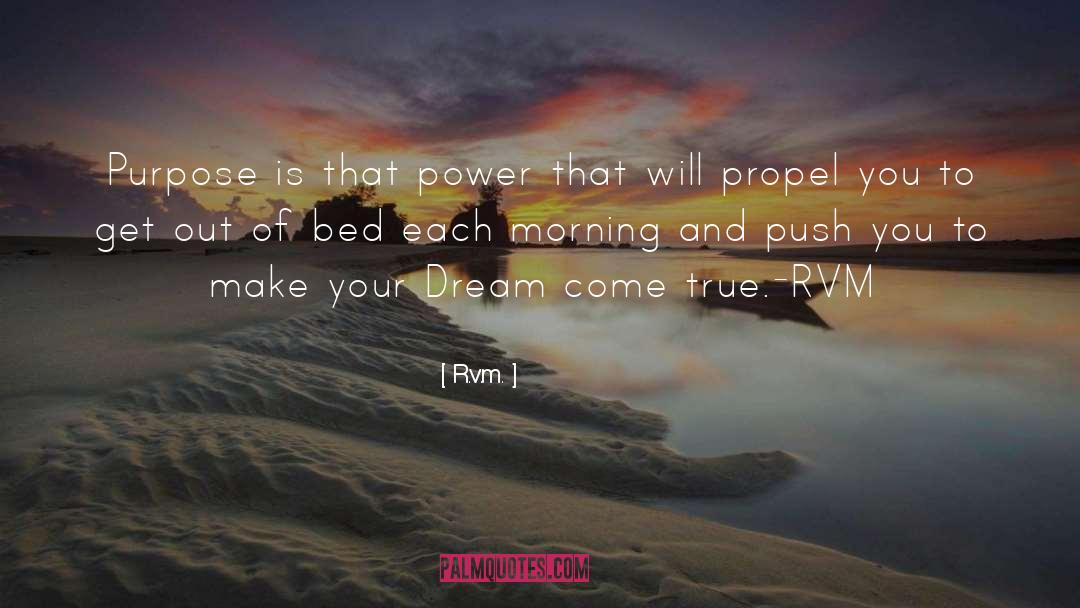 Dream Come True quotes by R.v.m.