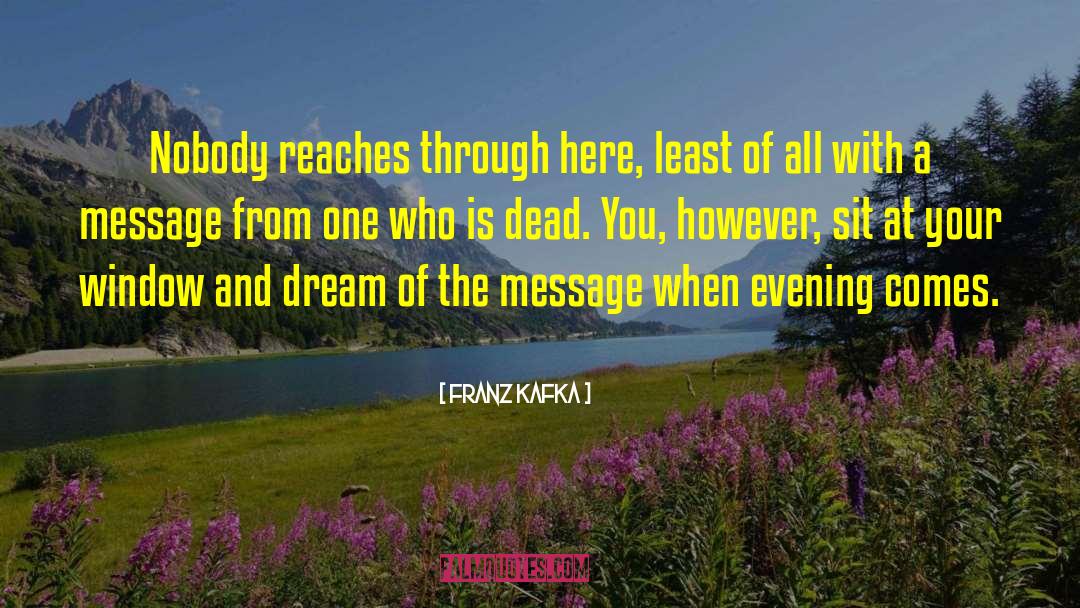 Dream Comes True quotes by Franz Kafka