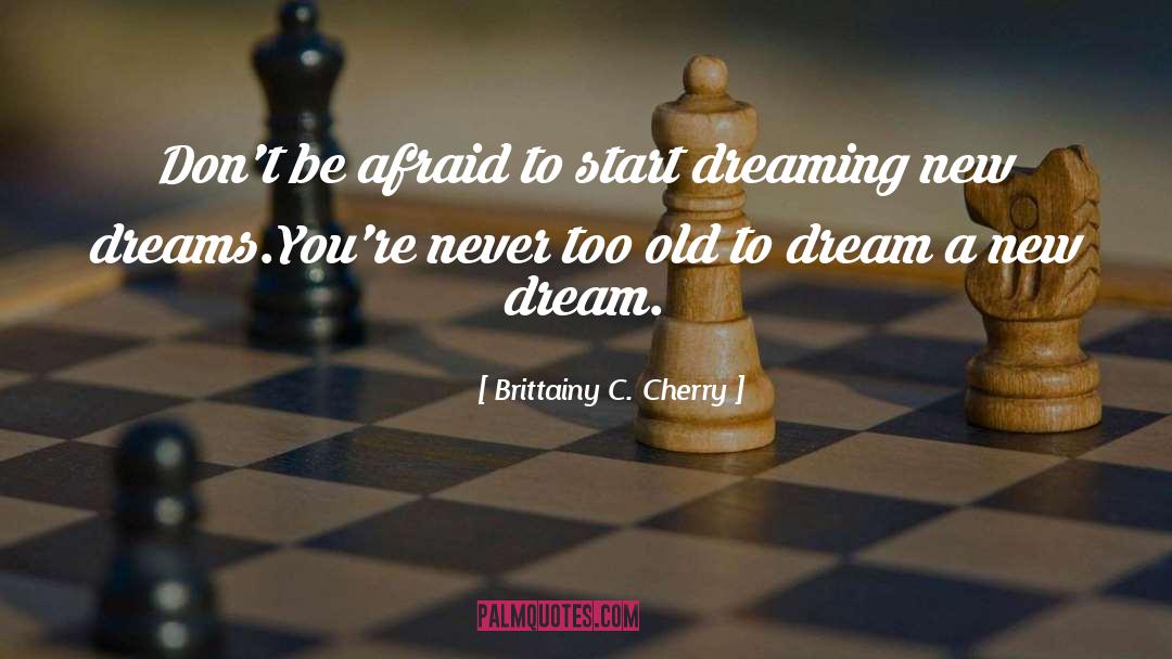 Dream Inspirational quotes by Brittainy C. Cherry