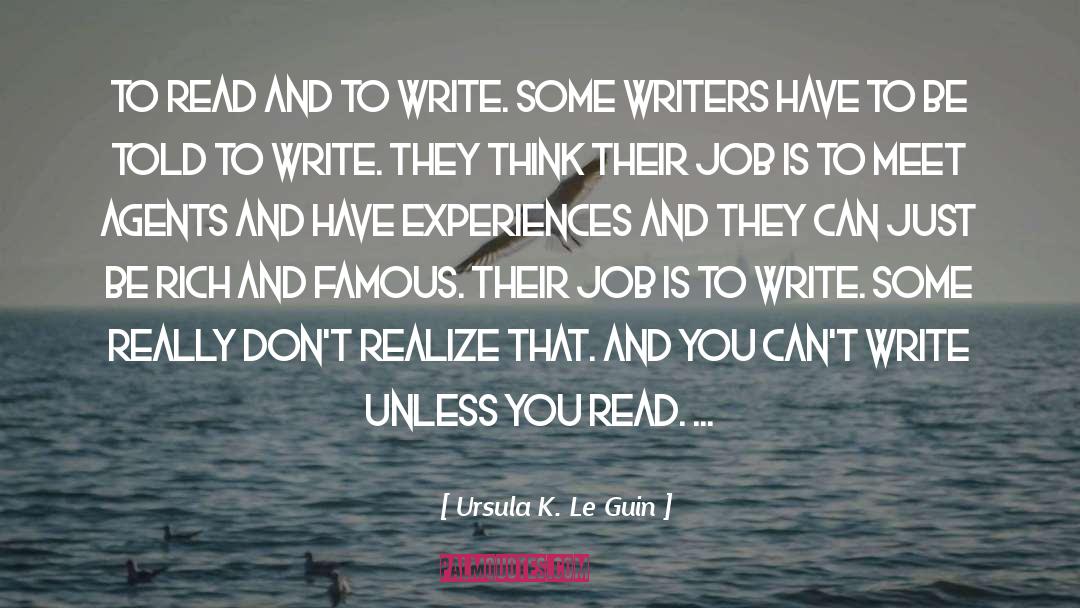 Dream Job quotes by Ursula K. Le Guin