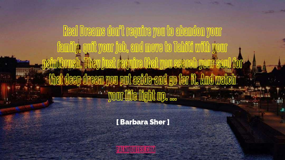 Dream Jobs quotes by Barbara Sher