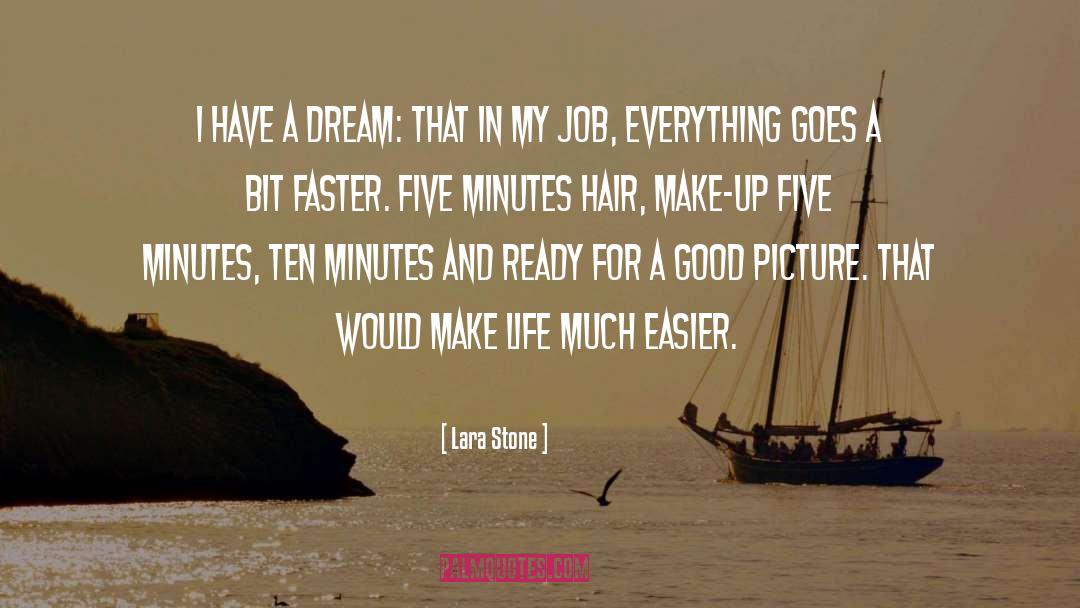 Dream Jobs quotes by Lara Stone